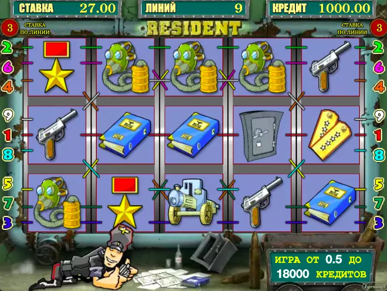 Resident slot